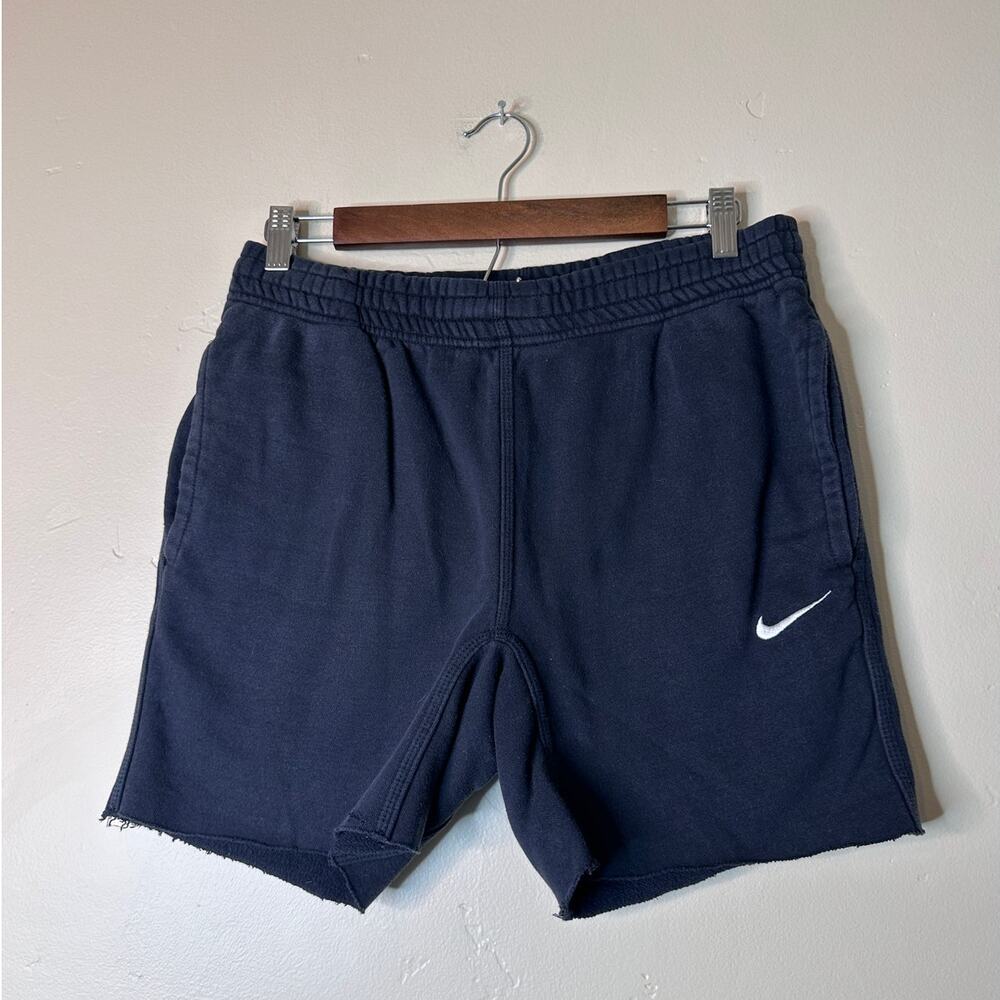 Women's NIKE Black Sweatpant Shorts SMALL